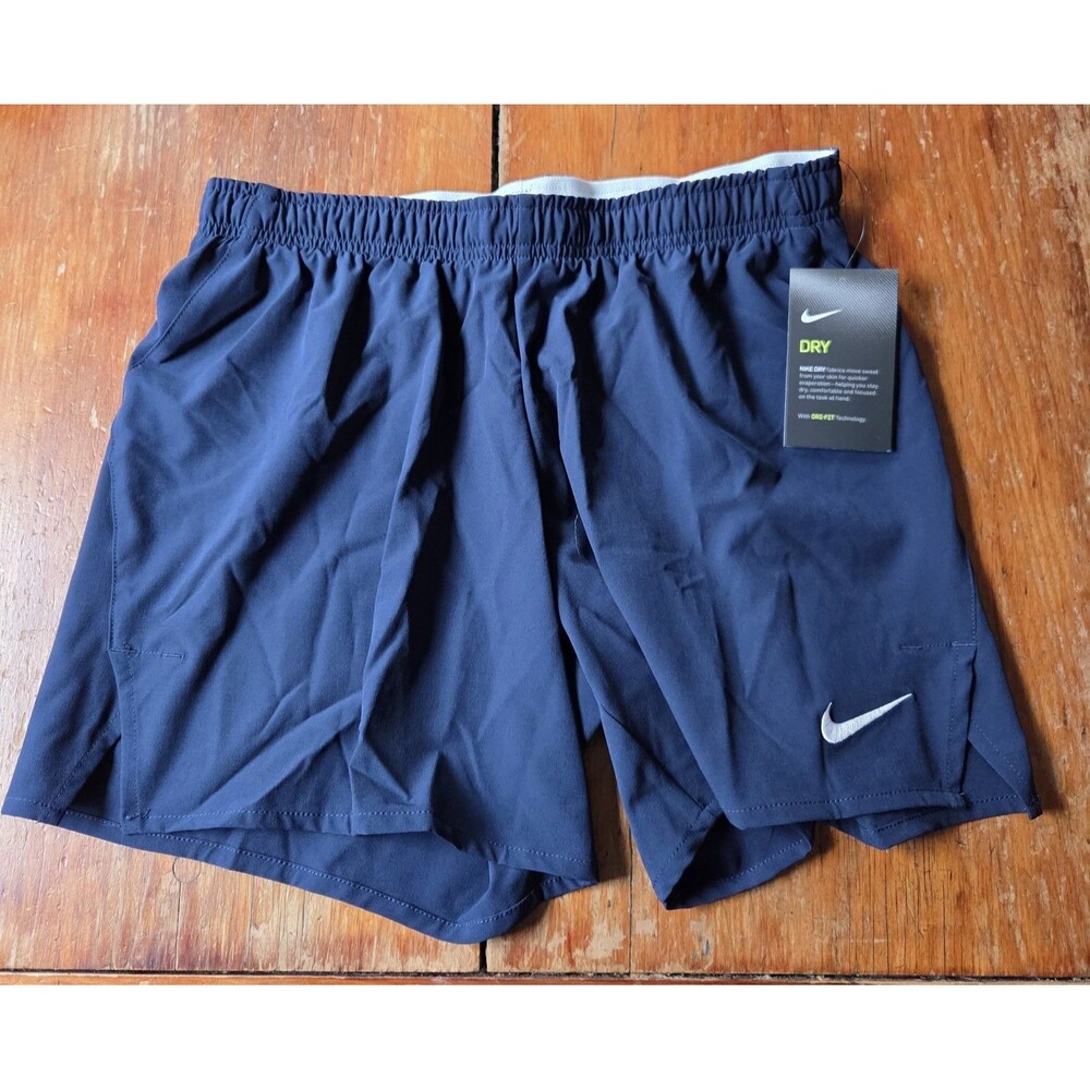 NWT Nike DRI-FIT Girls' Running Athletic Shorts Navy Size XL